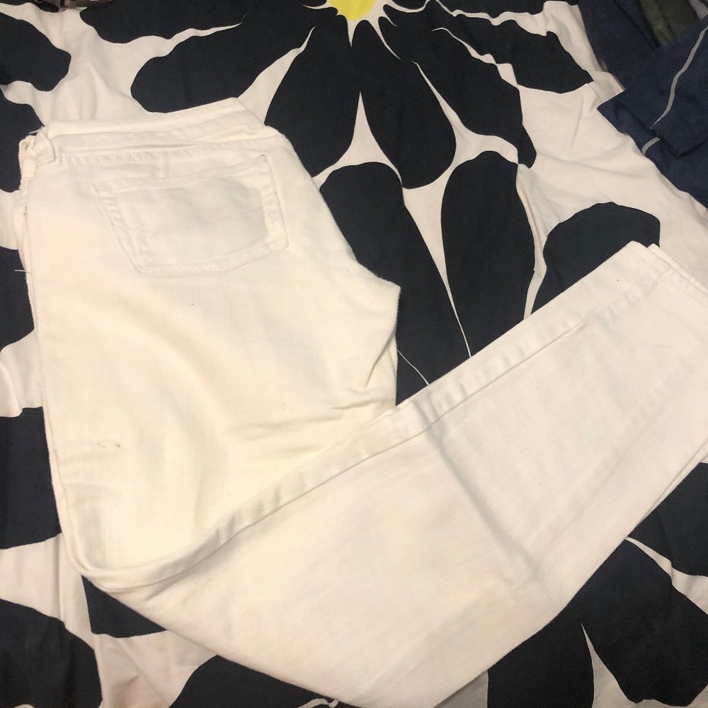 white jeans